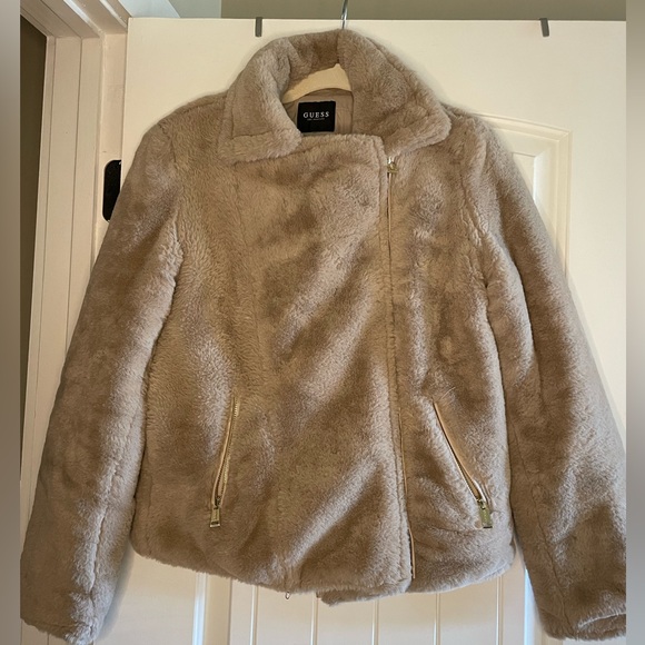 Guess Faux Fur Jacket - Picture 3 of 3